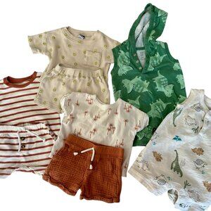 3-6 Month Summer Baby Boy Outfit Bundle